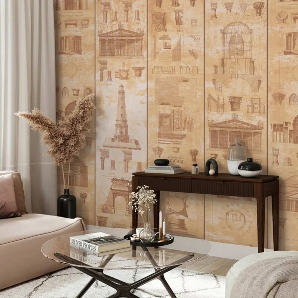 Carta da parati design Perla architettonica
