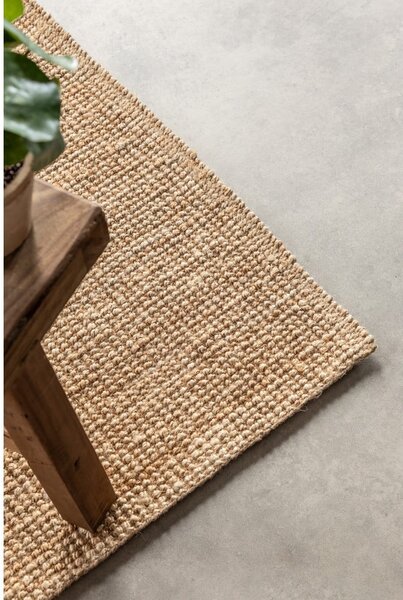 Passatoia di colore naturale in iuta 80x200 cm Bouclé – Hanse Home