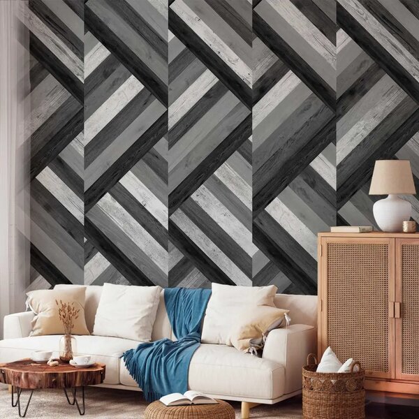 Carta da parati design Grey Maze