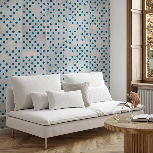 Carta da parati design Dots on Concrete