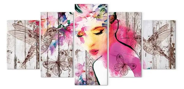 Quadro su tela Dea della primavera