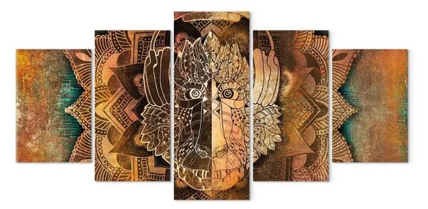Quadro su tela Scimmia d'oro