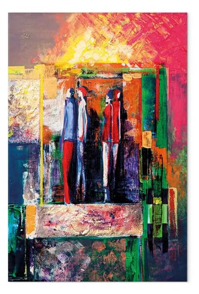 Quadro moderno Prossima fermata: Modernità