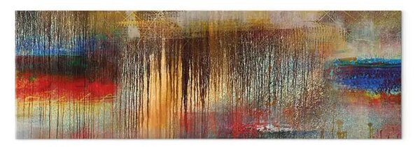 Quadro su tela Un acquazzone colorato