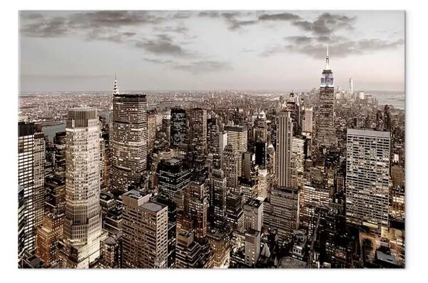 Quadro New York all'alba