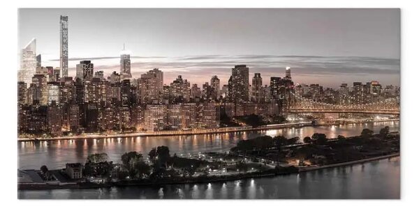Quadro Manhattan al tramonto