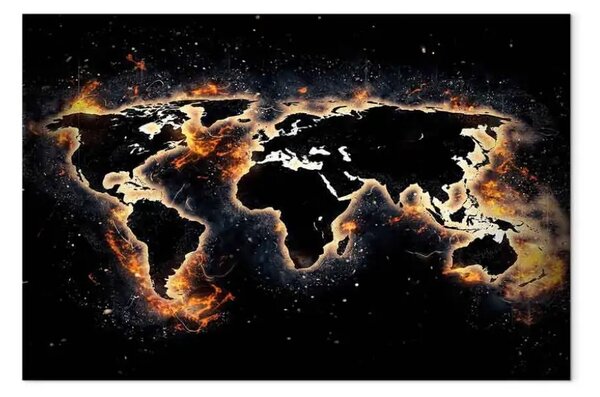 Quadro Il mondo di fuoco III