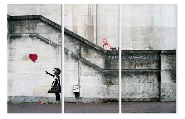 Quadro contemporaneo Ragazza con palloncino Banksy
