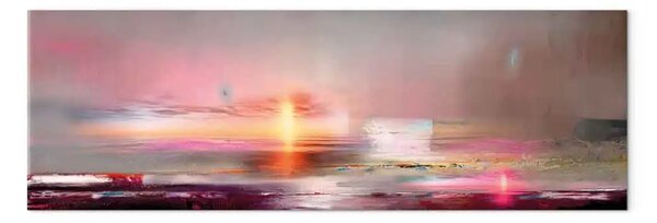 Quadro contemporaneo Spiaggia rosa