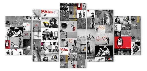 Quadro contemporaneo Arte di strada: Banksy IV