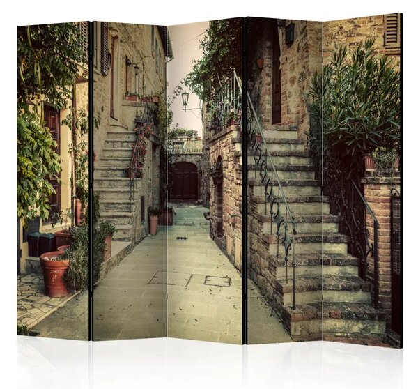 Paravento Ricordi toscani II - architettura estiva della città in Italia