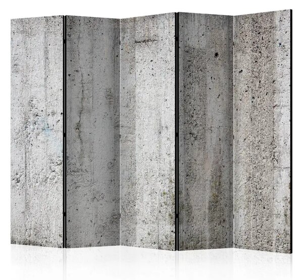 Paravento Imperatore grigio II - texture urbana di cemento grigio chiaro