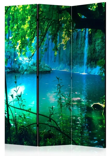 Paravento Cascate di Kursunlu - paesaggio naturale con vista su lago e foresta