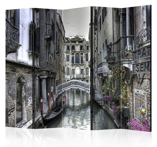 Paravento design Venezia romantica II - architettura romantica della città allagata
