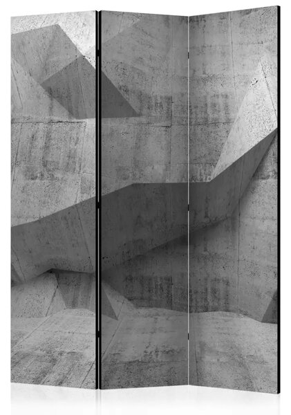 Paravento separè Geometria di cemento - texture astratta di costruzione in cemento 3D