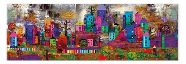 Quadro moderno Città di fantasie