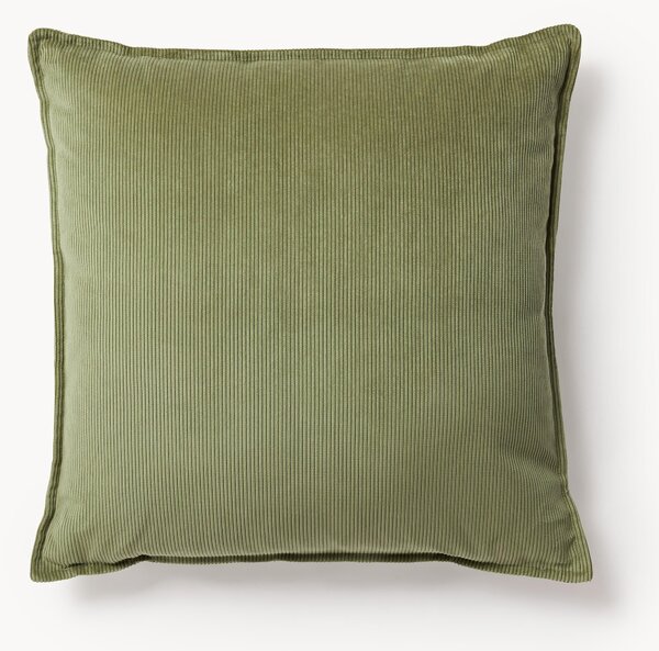 Cuscino decorativo grande in bouclé Lennon, 60 x 60 cm