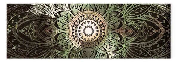 Quadro su tela Mandala di smeraldo
