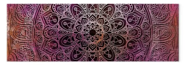 Quadro su tela Mandala: Energia dell'ametista