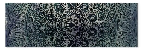 Quadro su tela Mandala: Malachite quiete