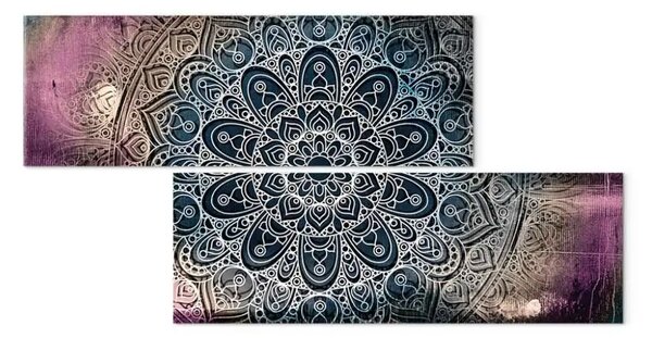Quadro contemporaneo Mandala: Energia - motivi Zen filigranati