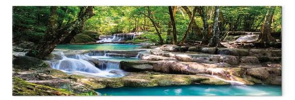 Quadro Natura: Cascata nella foresta
