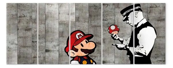 Quadro Super gioco - graffiti dell'iconico gioco per computer