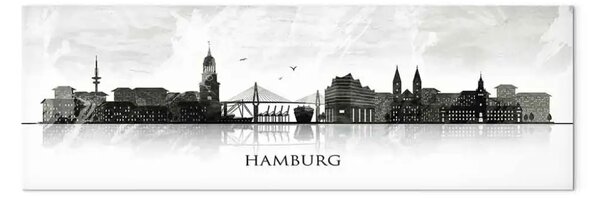 Quadro moderno Amburgo: città dei ponti