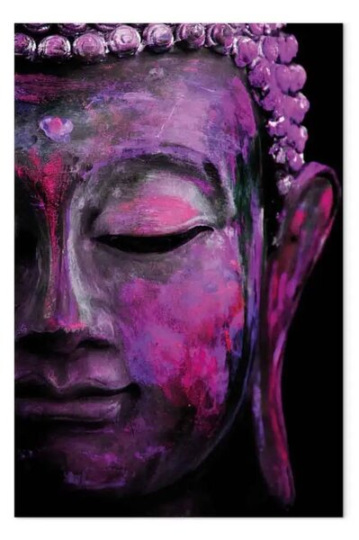 Quadro su tela Buddha rosa