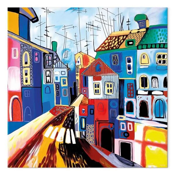 Quadro contemporaneo Realtà colorata