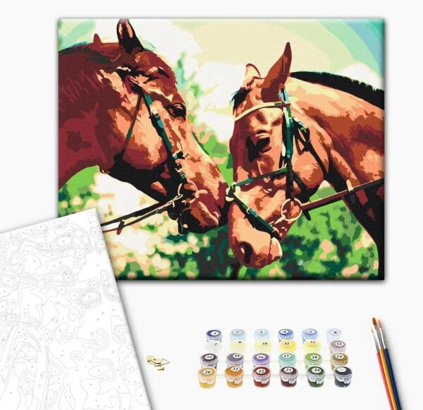 Quadro da dipingere Cavalli