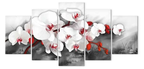 Quadro su tela Un'orchidea unica nel suo genere