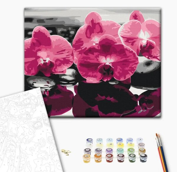Quadro da dipingere Tre orchidee