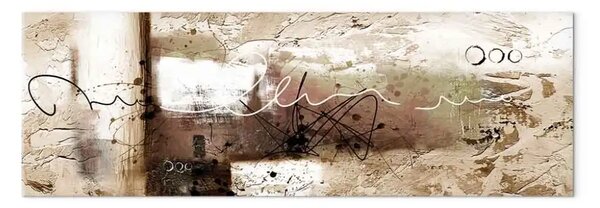 Quadro moderno Martello beige stretto