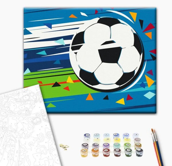 Quadro da dipingere Un tiro e un gol!