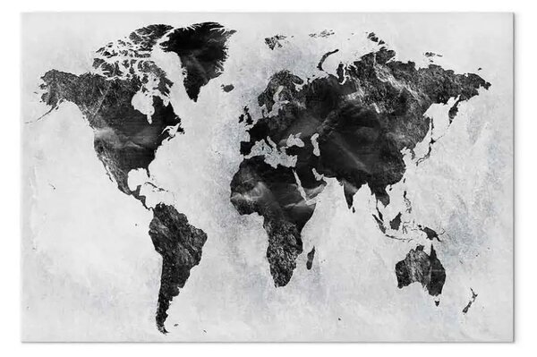 Quadro Mondo senza colori largo