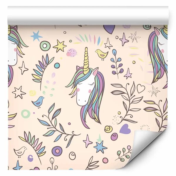 Tappezzerie Unicorni e fiori