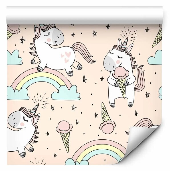 Tappezzerie Unicorni con gelato
