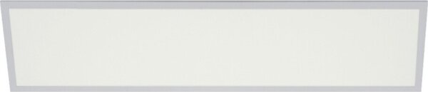 Pannello LED da 40 W, pannello da incasso ultrasottile, lampada da incasso per controsoffitto a griglia, bianco, forma angolare | 119,5 x 29,5 x 2,5 cm | Bianco neutro | 4800 lumen