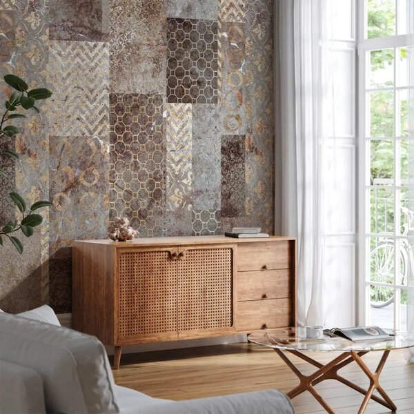 Carta da parati design Texture geometriche