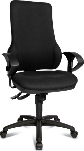 Topstar Action Star 1303 Sedia da scrivania con schienale ergonomico - nera