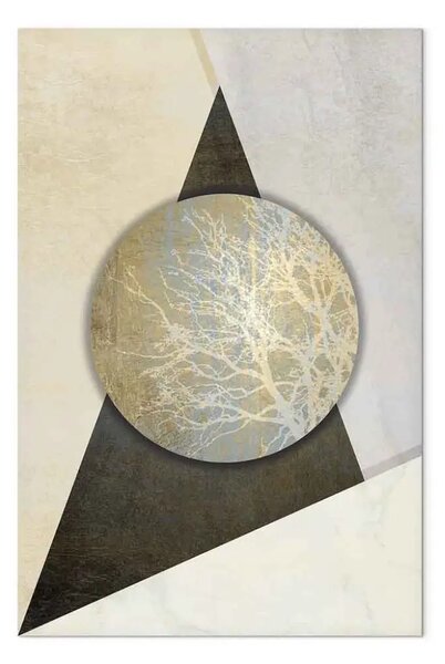 Quadro Semplicità geometrica verticale