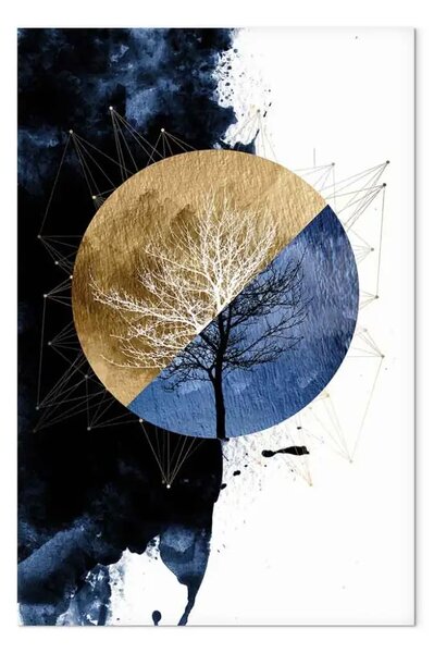 Quadro Giorno e notte verticale