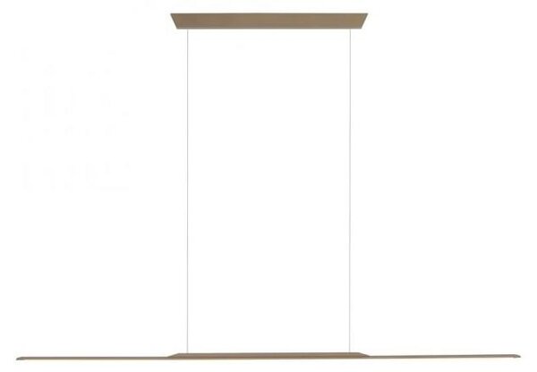 PAUL NEUHAUS Lampada a sospensione PURE Surface 160x25 regolabile in altezza 3000K bronzo 2302-97