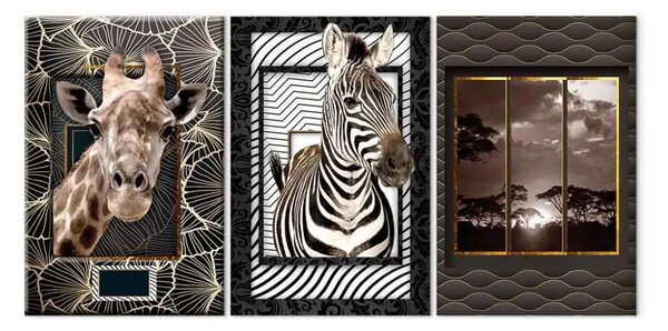 Quadro Trittico africano (3 pezzi)