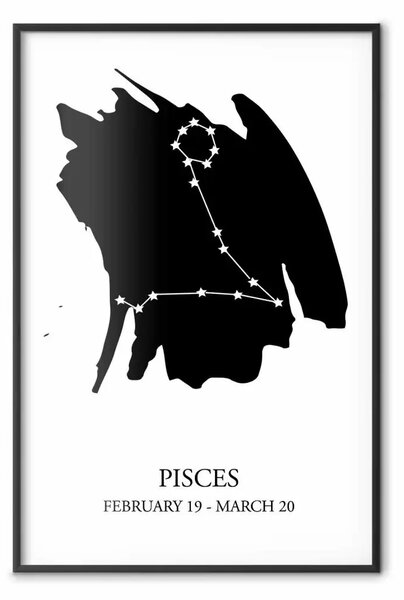 Poster: Pesci - costellazione siderale con sottotitoli