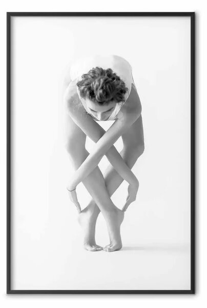 Poster: Balletto: composizione unica con silhouette di donna