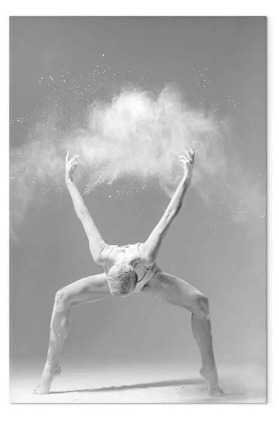 Quadro moderno Espressione nella danza - balletto in bianco e nero