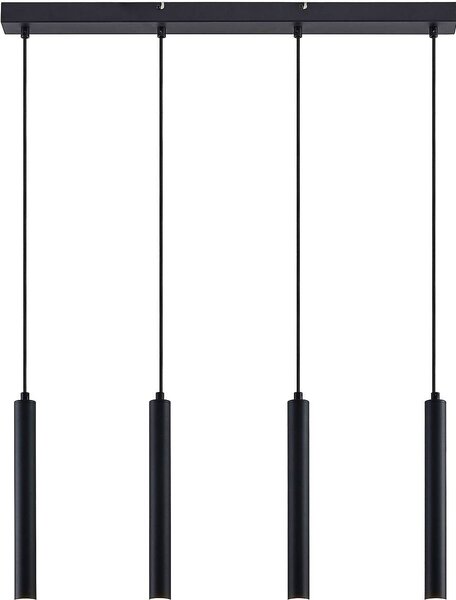 Lampada a sospensione LED Arcchio Kammeron, nero, metallo, 80 cm