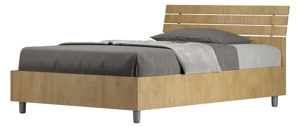 Letto 1 Piazza e Mezzo 120x190 cm con Rete e Contenitore Appia